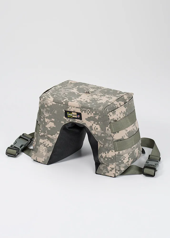 LensCoat LensSack Pro Jr bean bag con piastra