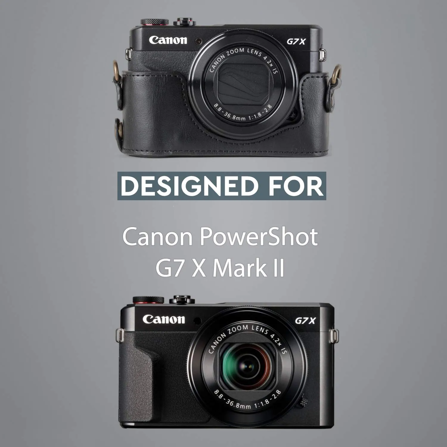 MegaGear Ever Ready MG951 custodia fotocamera Canon G7 X II nera