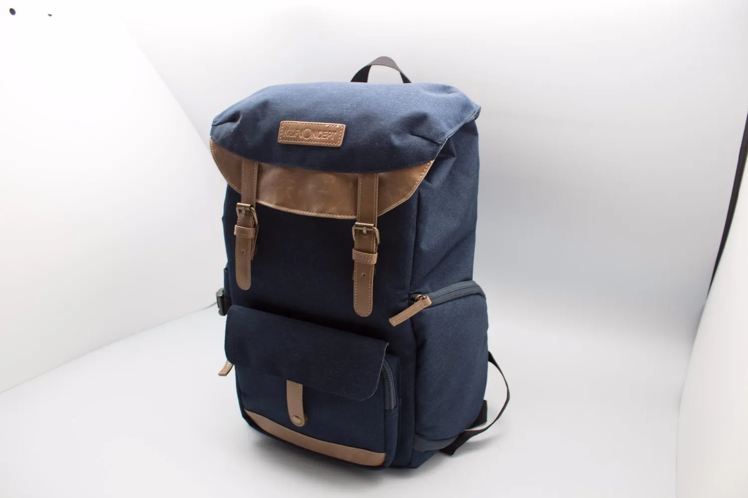 K&F Concept zaino fotografico 17L blu laptop 15,6" antifurto