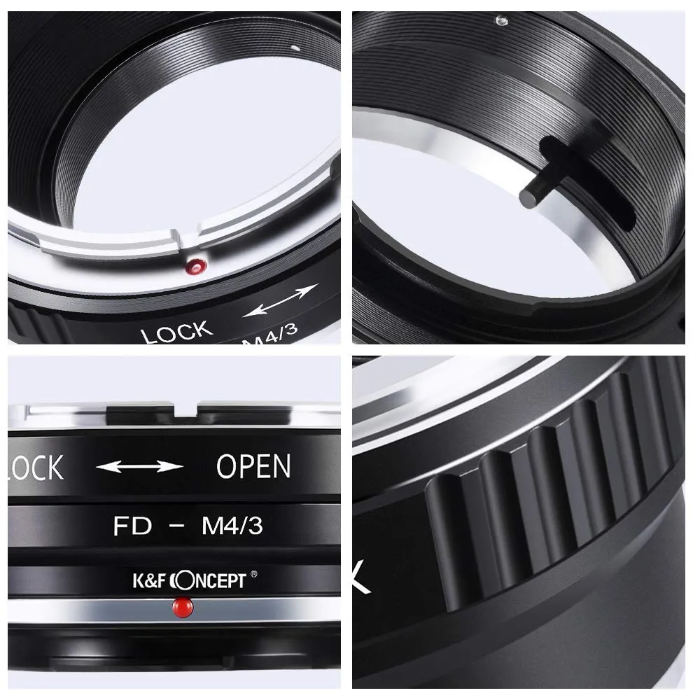 K&F Concept adattatore Canon FD-Micro 4/3 manuale