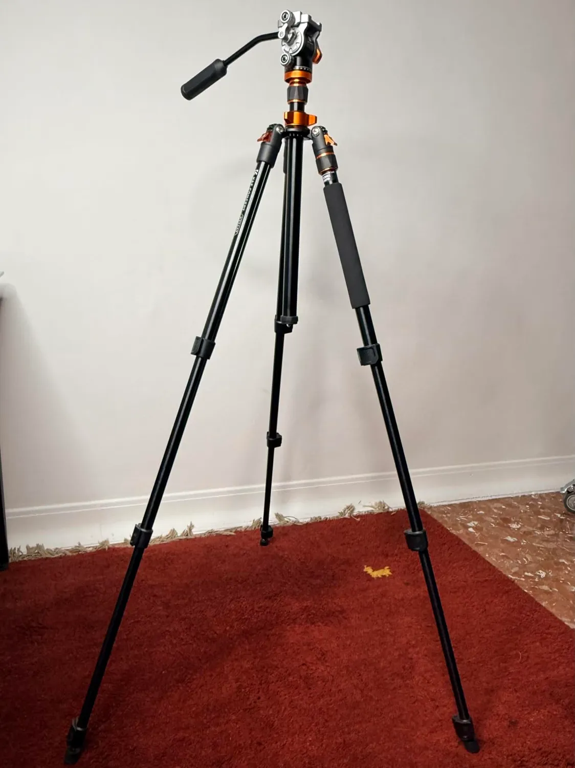 K&F Concept Treppiede 202 Cm Testa Idraulica 5 Kg Monopiede