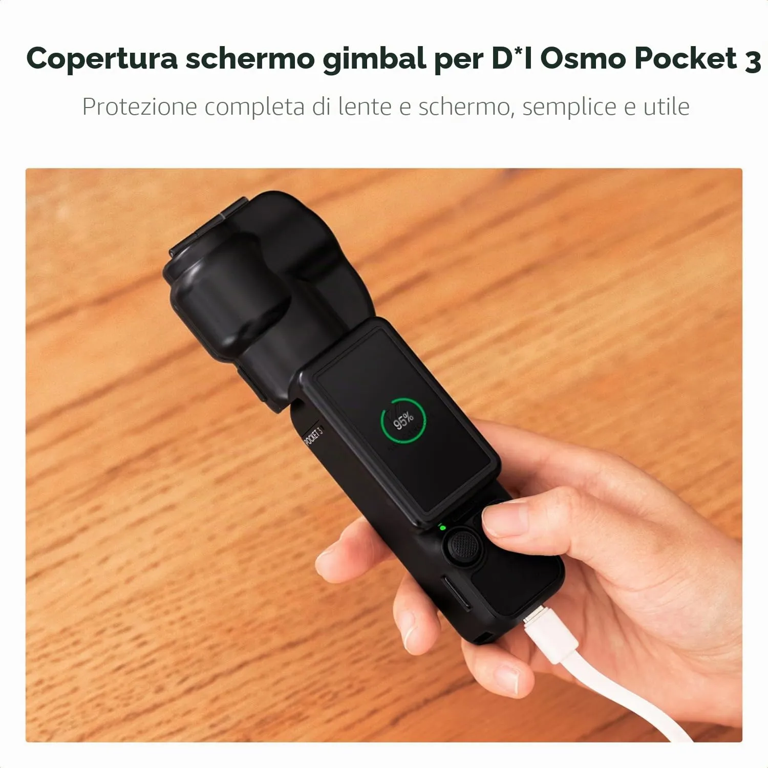 K&F Concept Custodia Protettiva DJI Osmo Pocket 3 Plastica