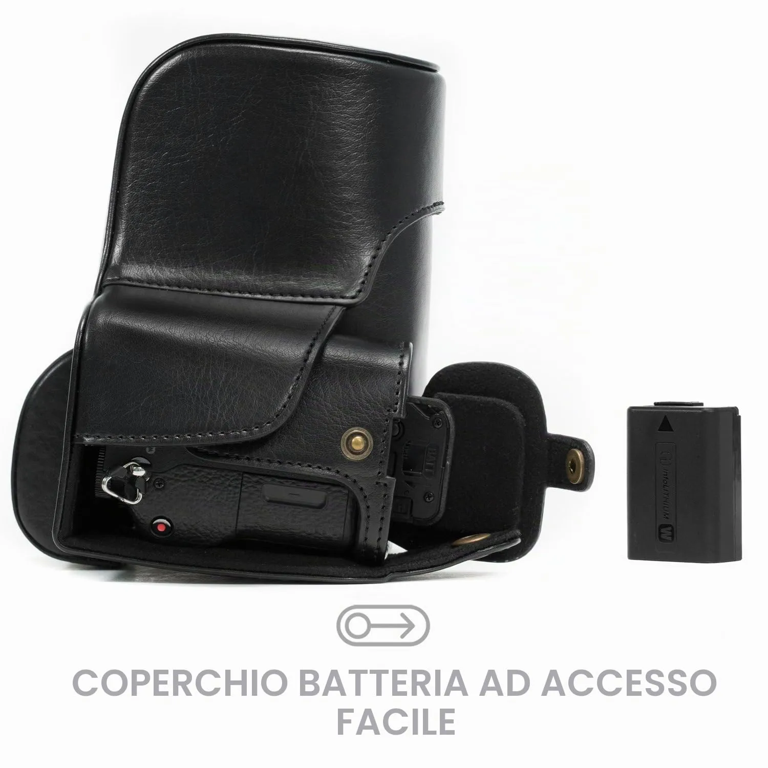 MegaGear Ever Ready MG1120 custodia fotocamera nero accesso batteria