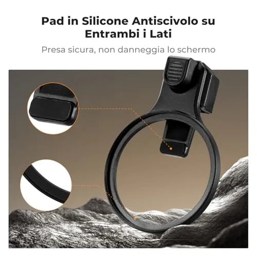 K&F Concept adattatore filtro 67mm telefono press-type