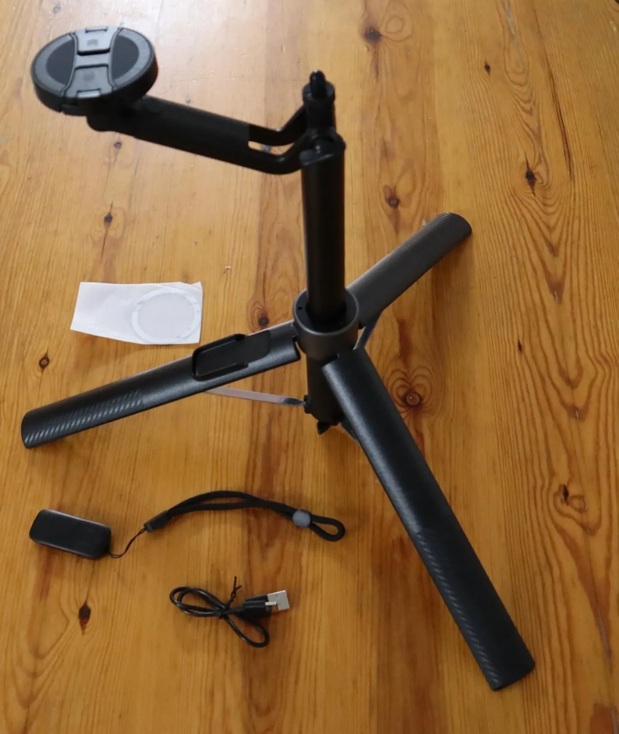 K&F Concept Treppiede Magnetico 3-in-1 Selfie Stick Nero 180cm Bluetooth