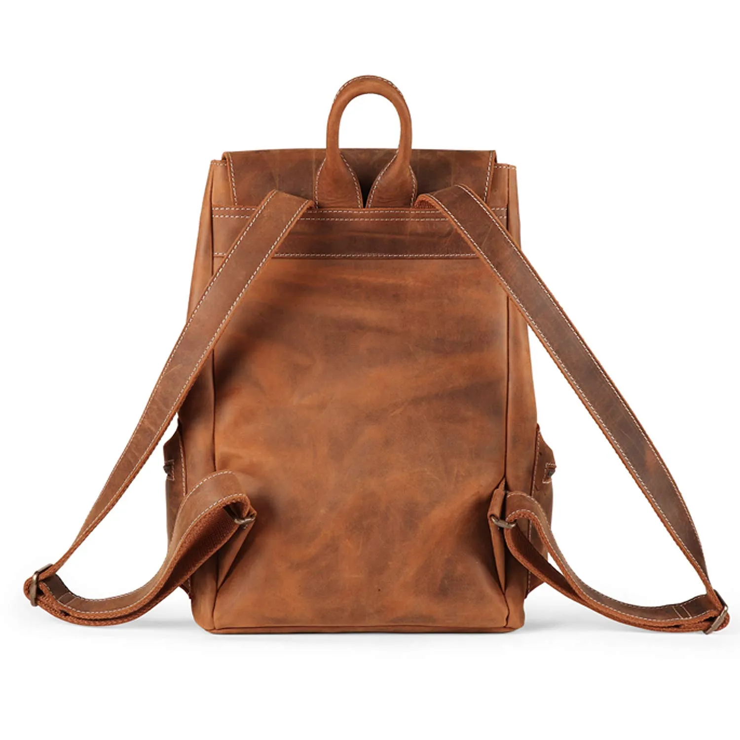 MegaGear Valley zaino vera pelle laptop 13 pollici marrone