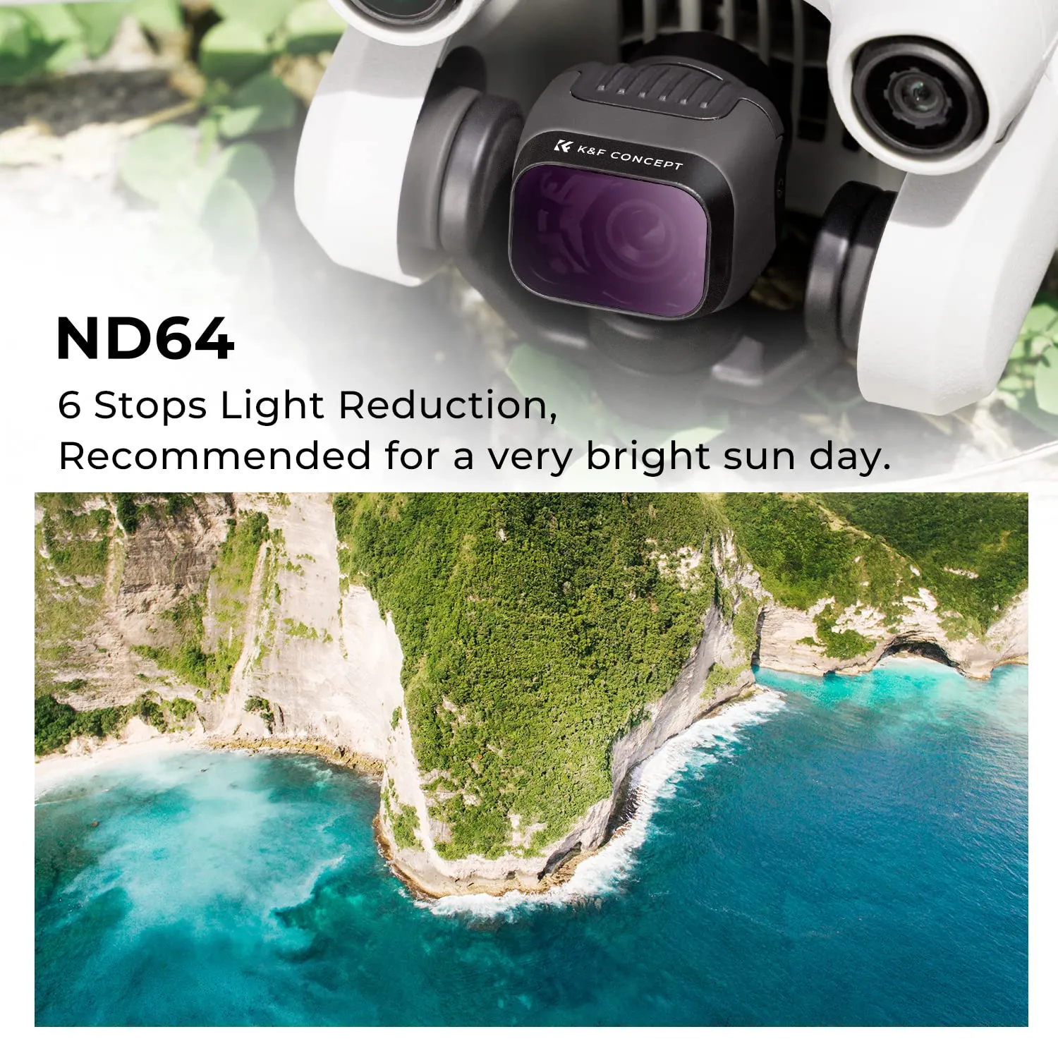 K&F Concept ND64 filtro drone DJI Mini 3 / Mini 3 Pro