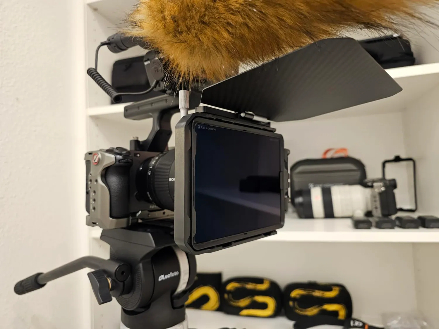 K&F Concept Mini Matte Box paraluce con filtro ND32