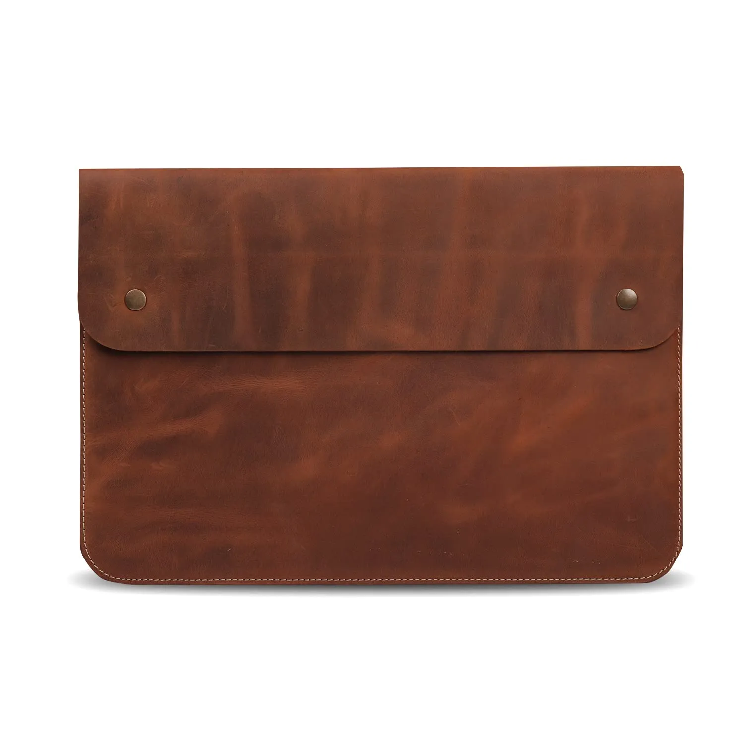 MegaGear Leather custodia laptop 13,3" vera pelle cammello