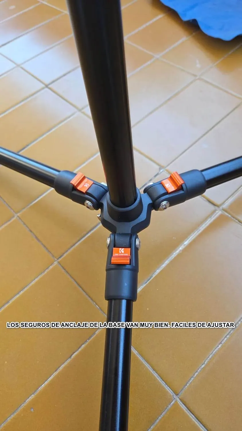 K&F Concept treppiede luce alluminio 2m vite 1/4"