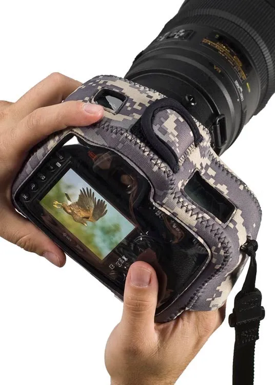 LensCoat BodyGuard M CB custodia mirrorless nero clear back