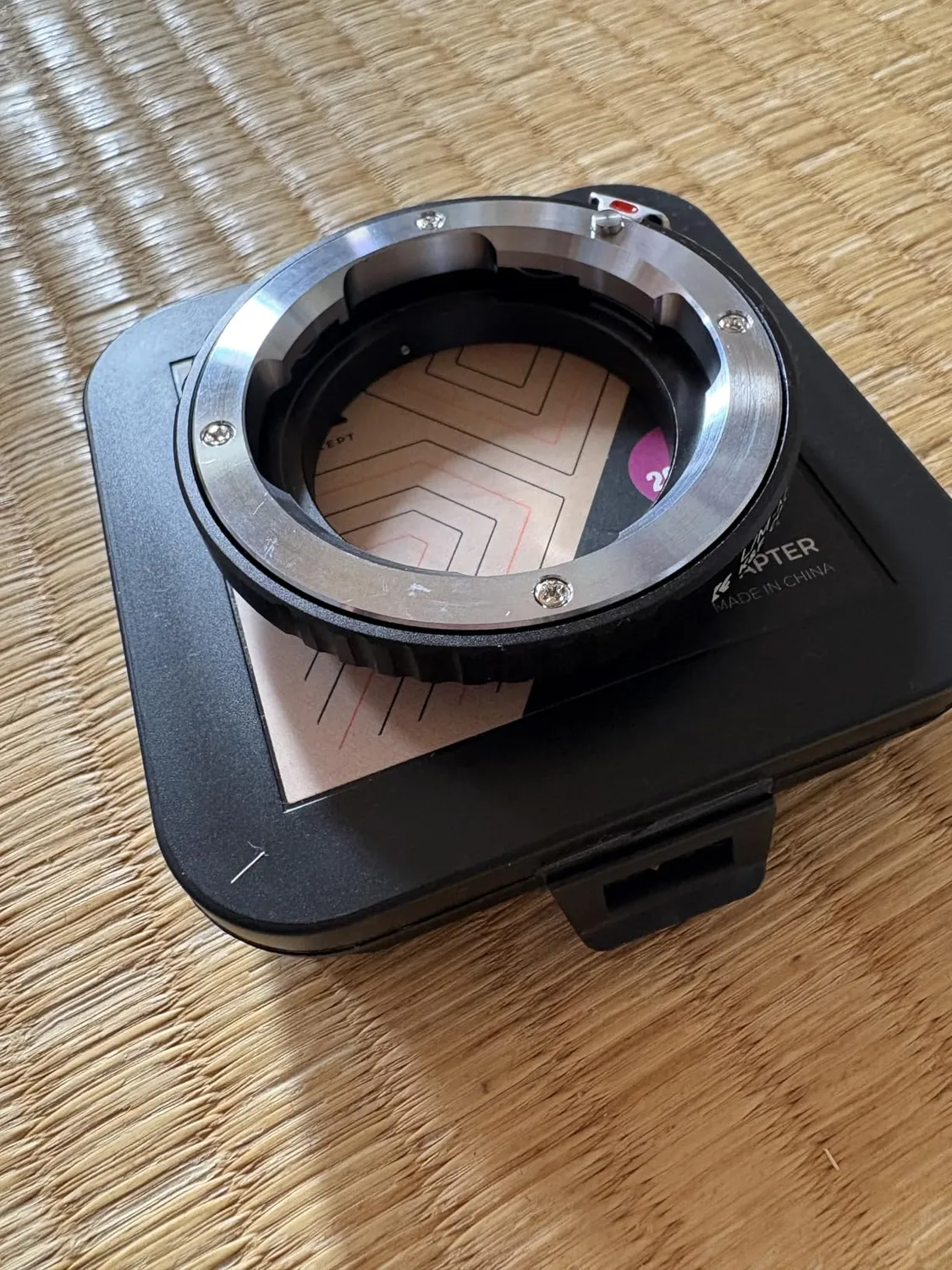 K&F Concept Adattatore Nikon G-Micro 4/3 manuale