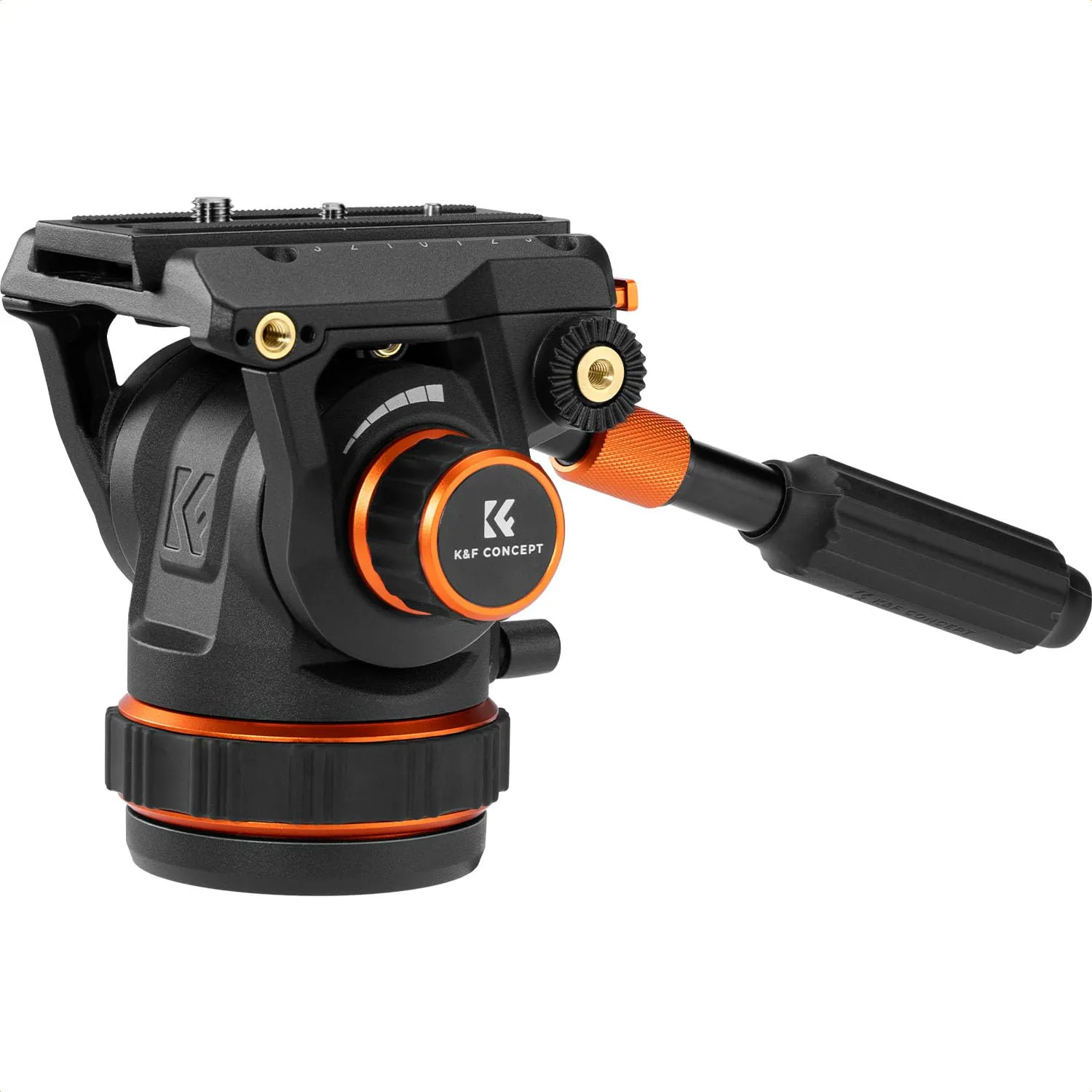 K&F Concept GD-3W Testa Treppiede 3 Vie Argento 6 Kg