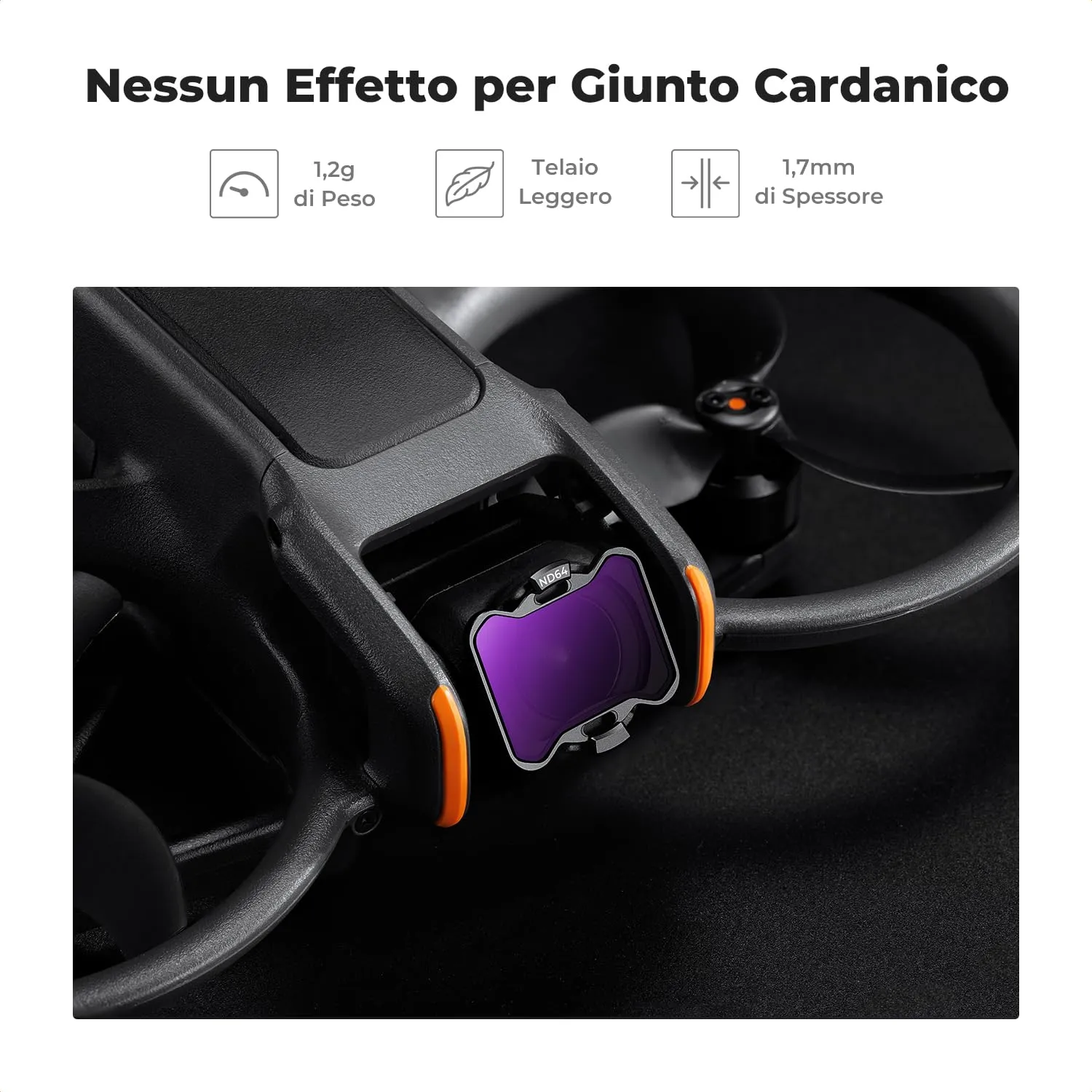 K&F Concept kit filtri DJI Avata 2 PL+ND8+ND16 vetro 28 strati