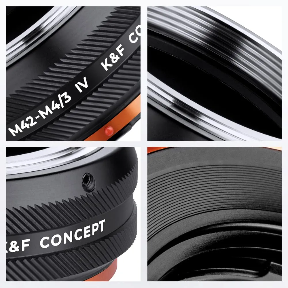 K&F Concept M42-M4/3 adattatore obiettivi manuale M42
