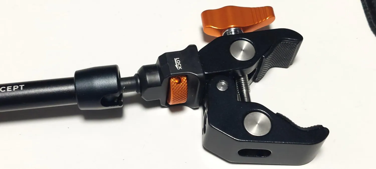 K&F Concept Braccio Magico 9.8" con Super Clamp 2kg