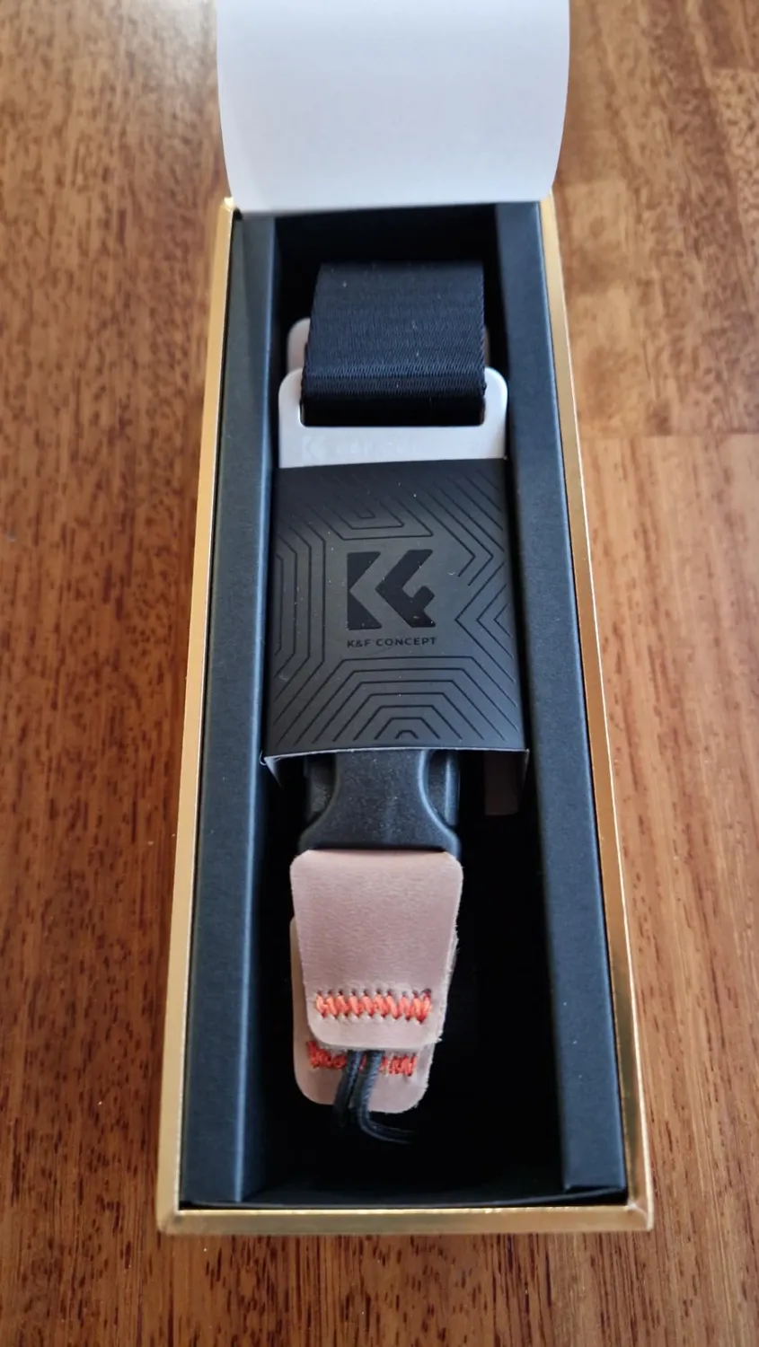 K&F Concept Tracolla Fotocamera 32 Mm Grigio Regolabile