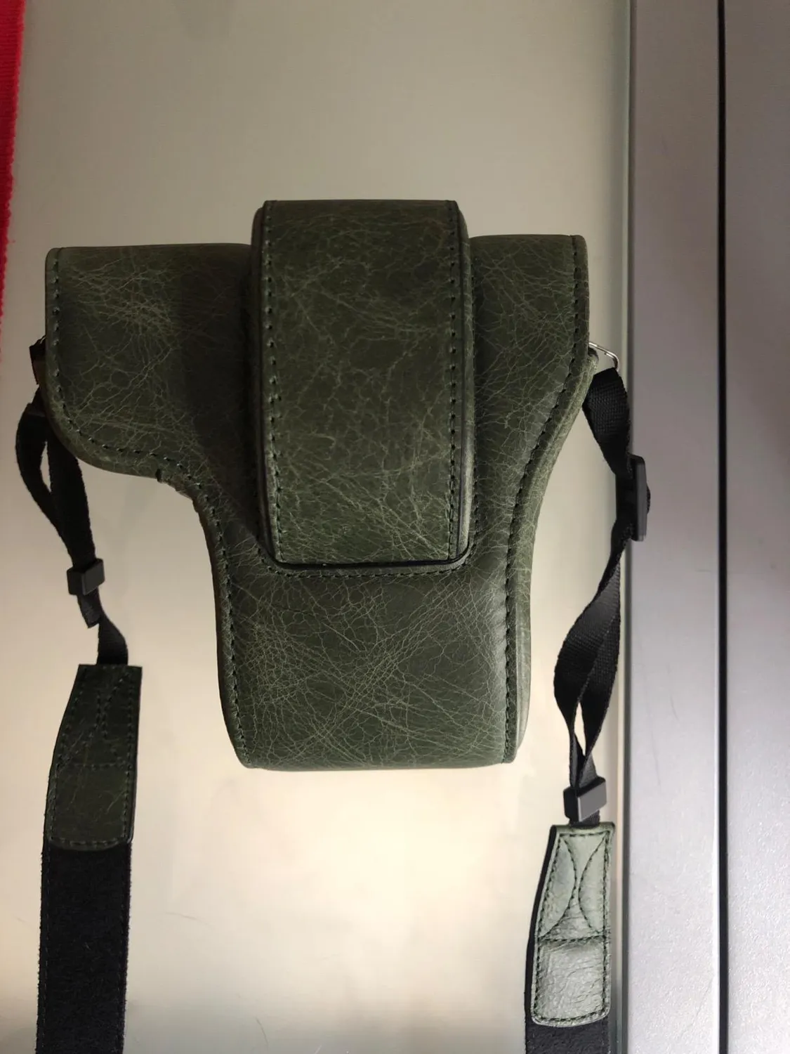 MegaGear Ever Ready custodia vera pelle Fujifilm X-E3 verde