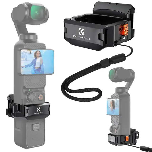 K&F Concept adattatore gabbia DJI Osmo Pocket 3 33g espansione