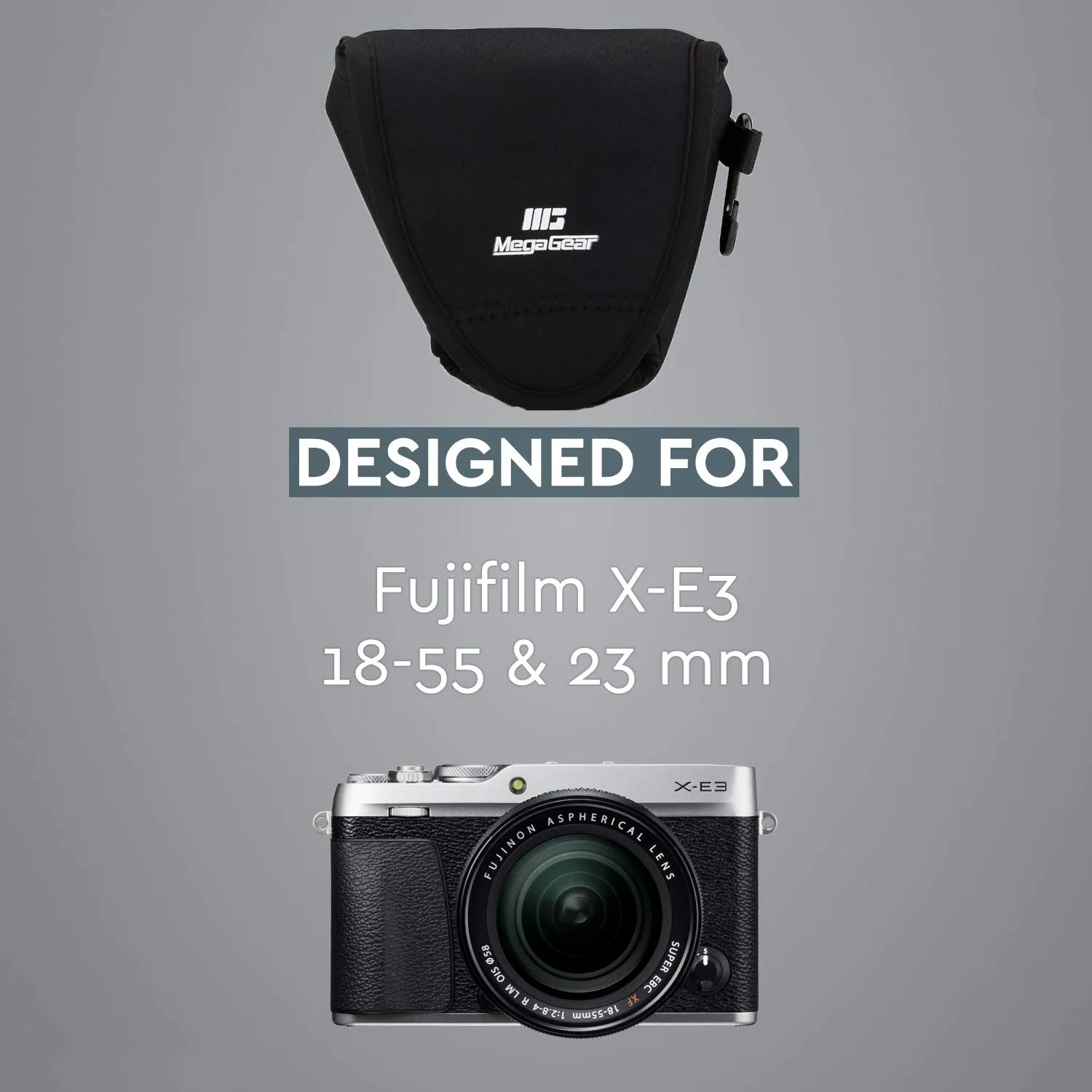 MegaGear Ever Ready custodia fotocamera X-E3 pelle nera