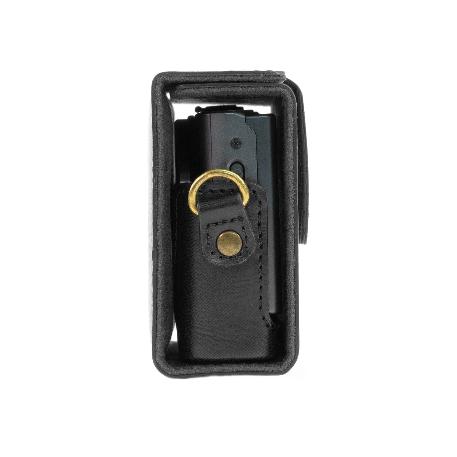 MegaGear MG692 custodia Canon G9X finta pelle nera ever ready