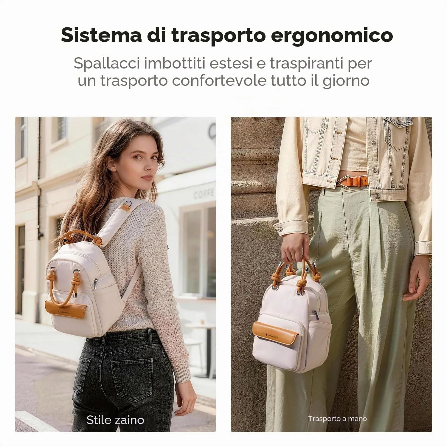 Concept Zaino Fotografico Donna Impermeabile 10,1"