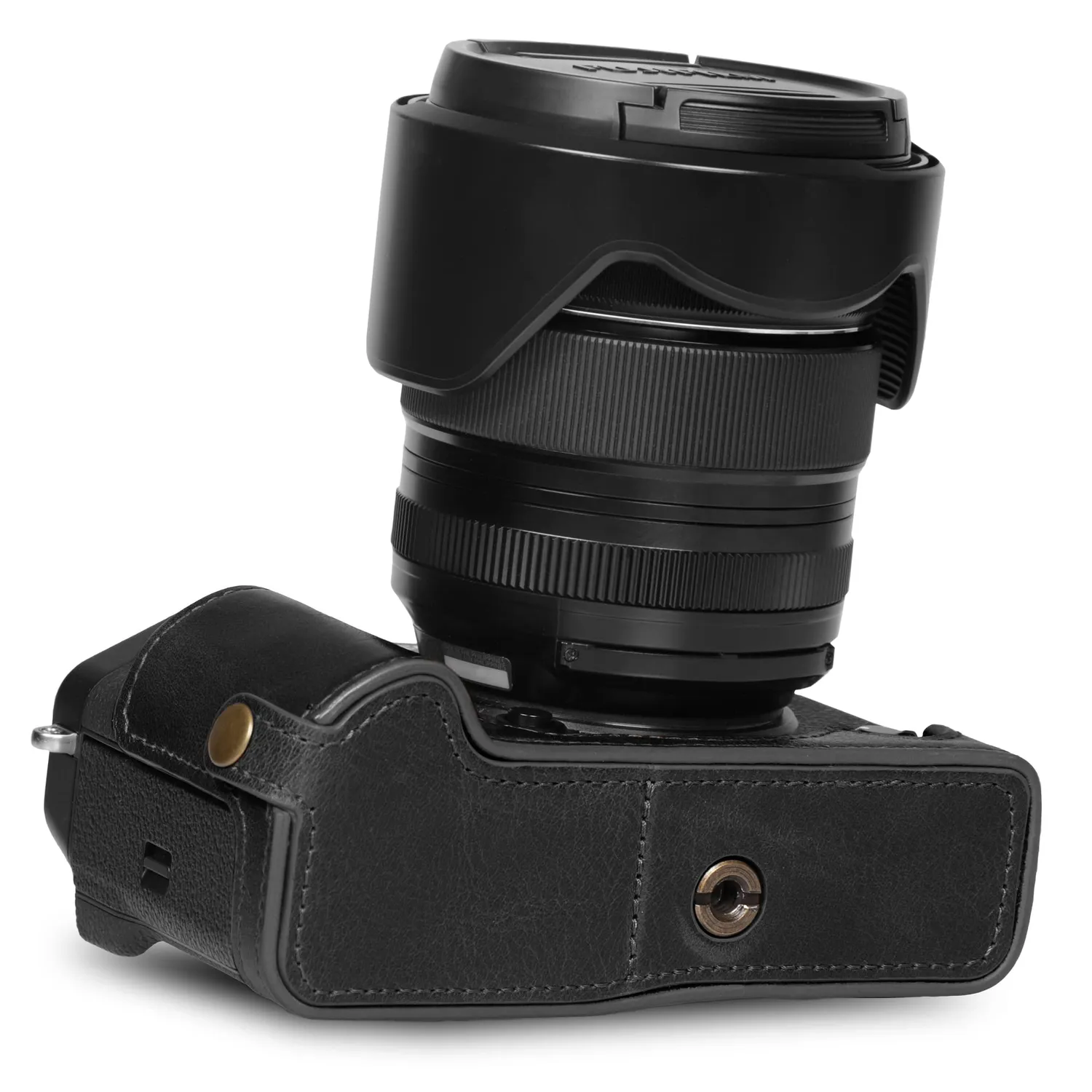 MegaGear custodia fotocamera Fujifilm X-T5 nero vera pelle