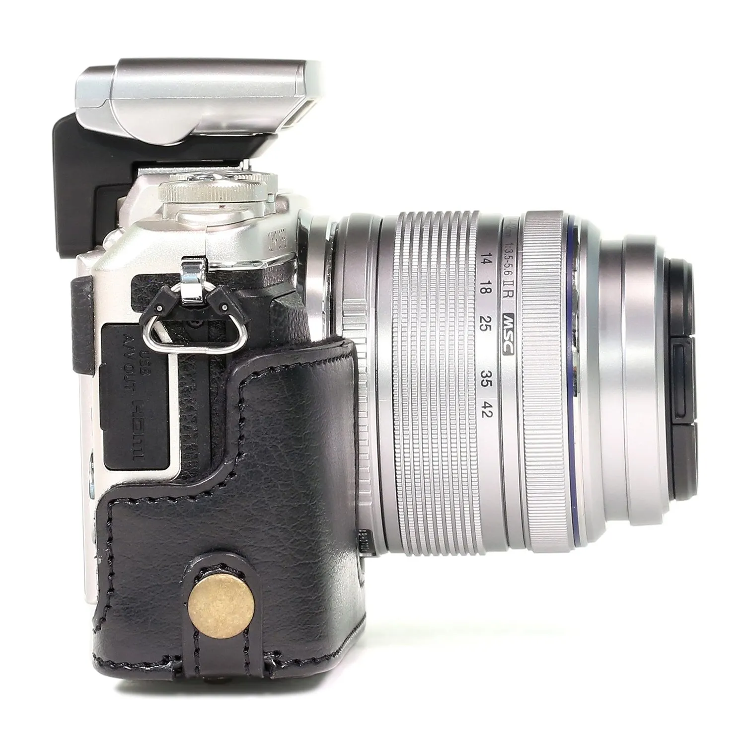 MegaGear MG917 Custodia Olympus PEN E-PL8 Nero Ever Ready