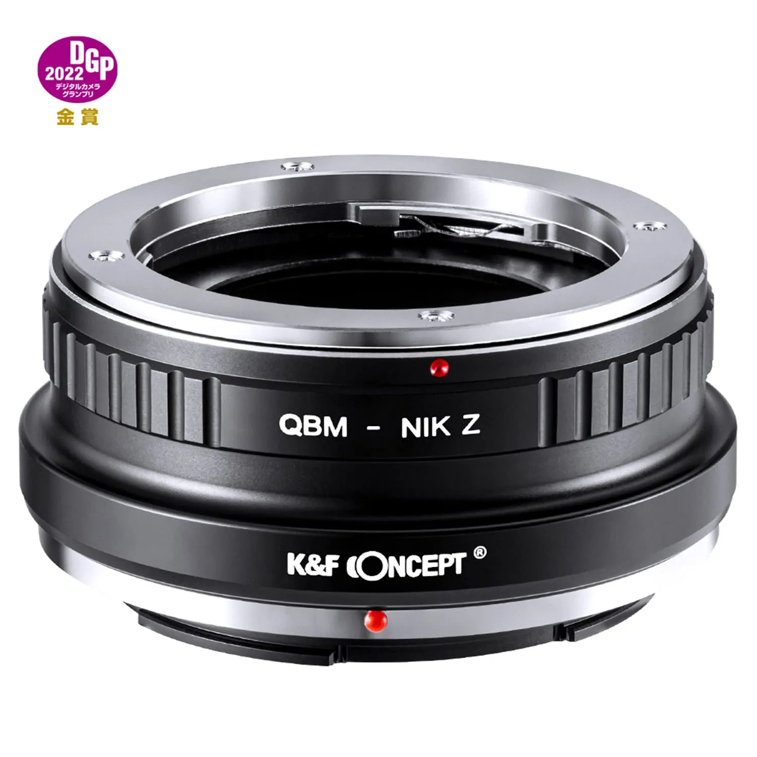 K&F Concept adattatore QBM-NIK Z manuale color ottone