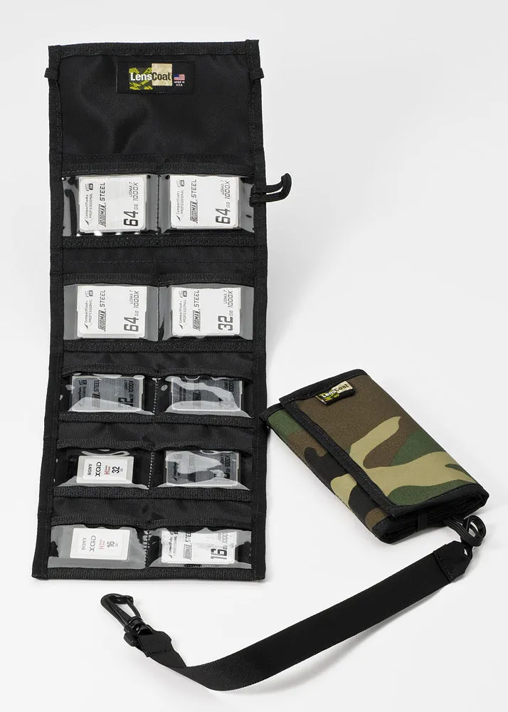 LensCoat Memory Wallet CF10 porta schede nero 10 posti impermeabile
