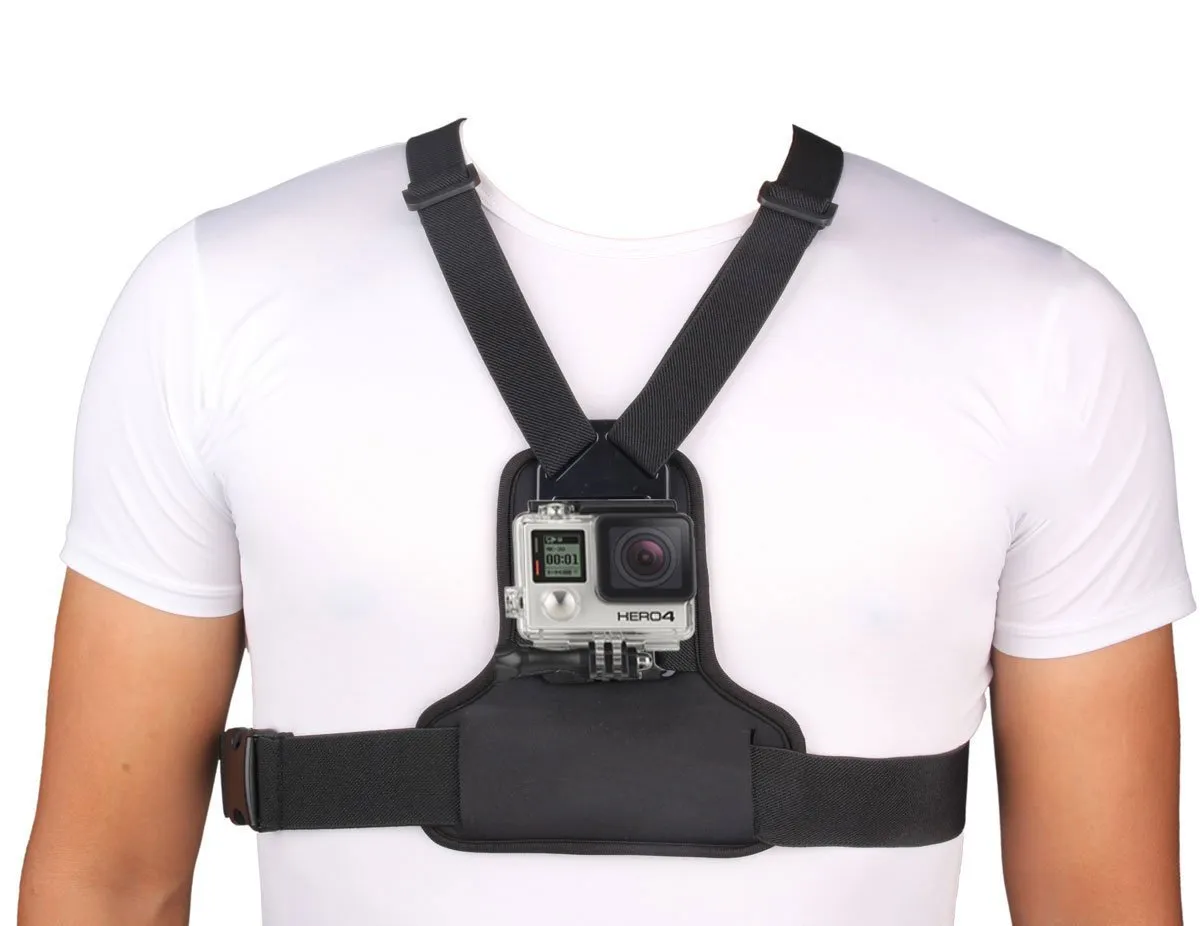 MegaGear cinghia collo spalla GoPro Hero SJ4000 nera