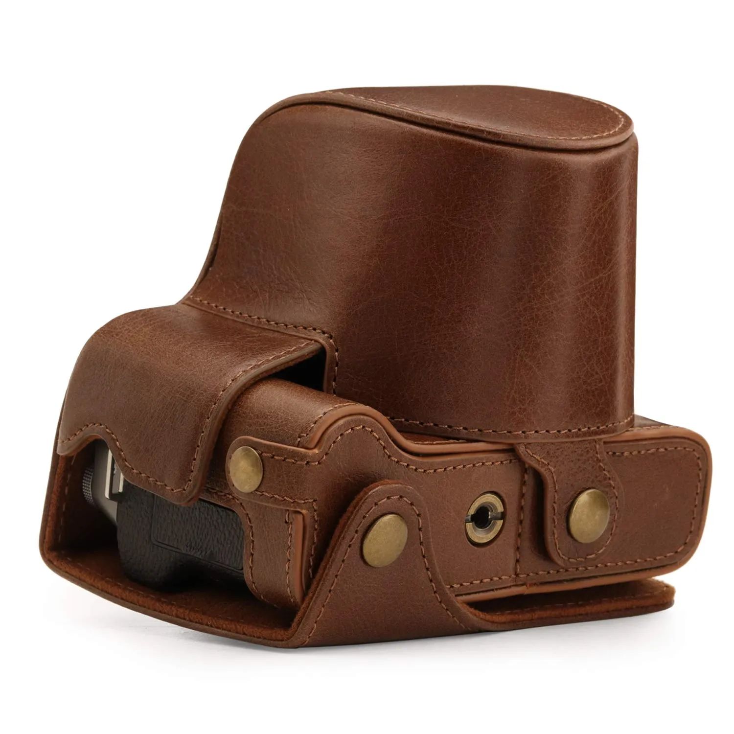 MegaGear MG1884 Ever Ready Custodia pelle Fujifilm X-T200 marrone