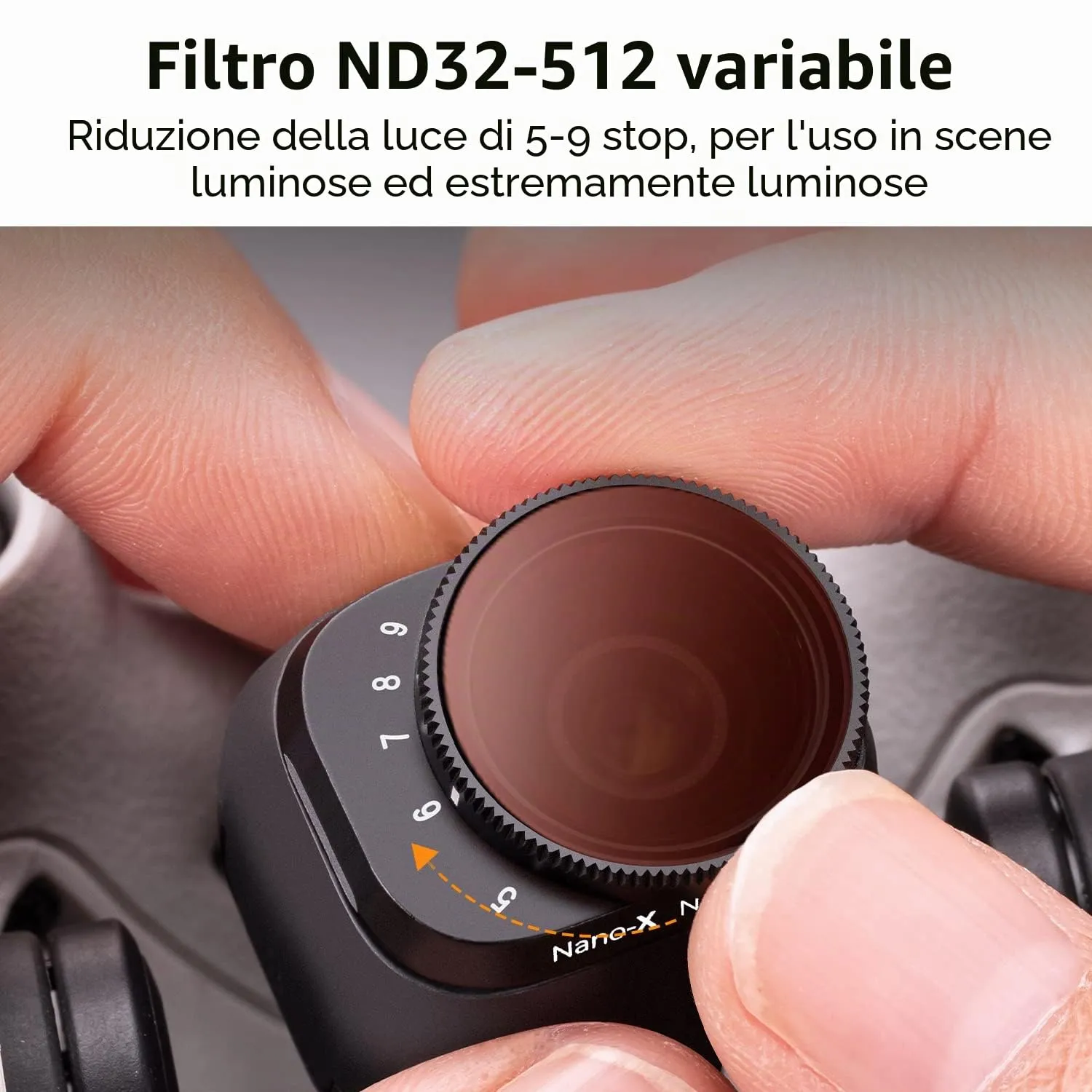 K&F Concept Mini 3 Pro kit filtri VND variabile 2 pezzi