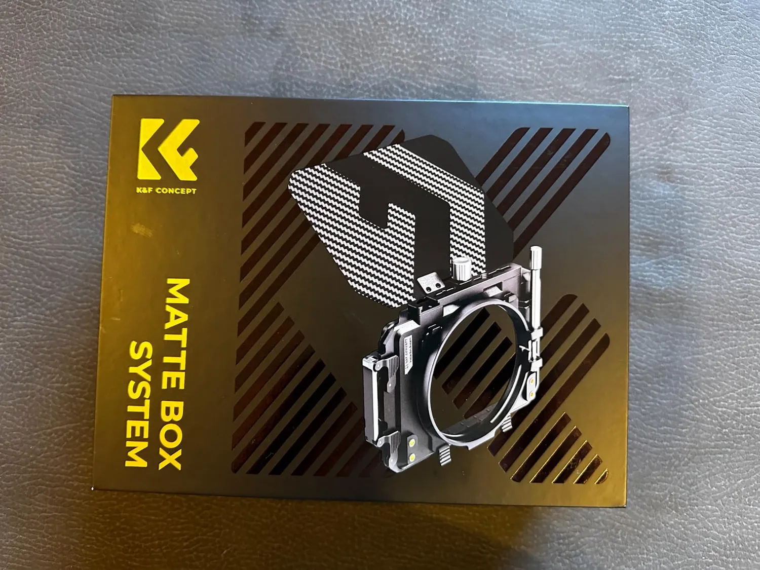 K&F Concept Mini Matte Box carbonio con bandiera superiore