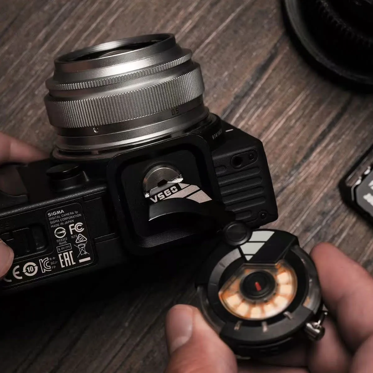 VSGO Black Snipe EDC Light V2.0 mini lanterna nera 150lm