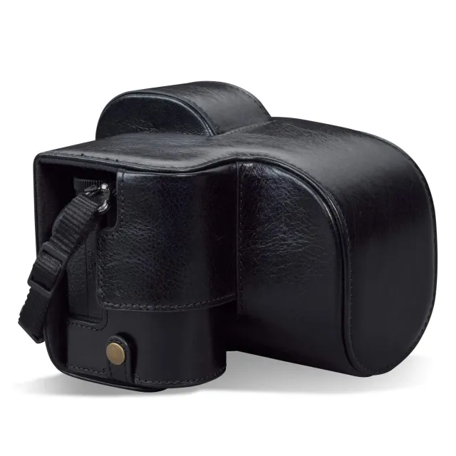MegaGear Nikon Z5 custodia fotocamera pelle vera nera