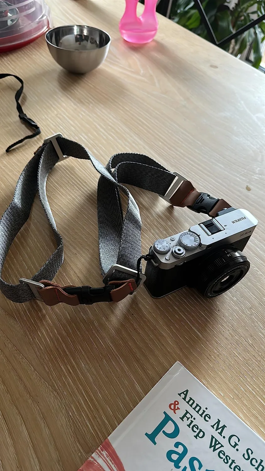 K&F Concept Tracolla Fotocamera 32 Mm Grigio Regolabile