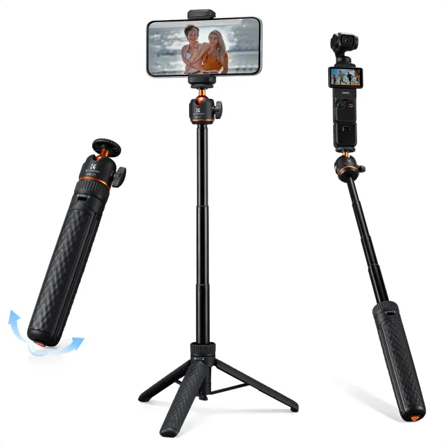 K&F Concept 65cm Treppiede Smartphone con Telecomando