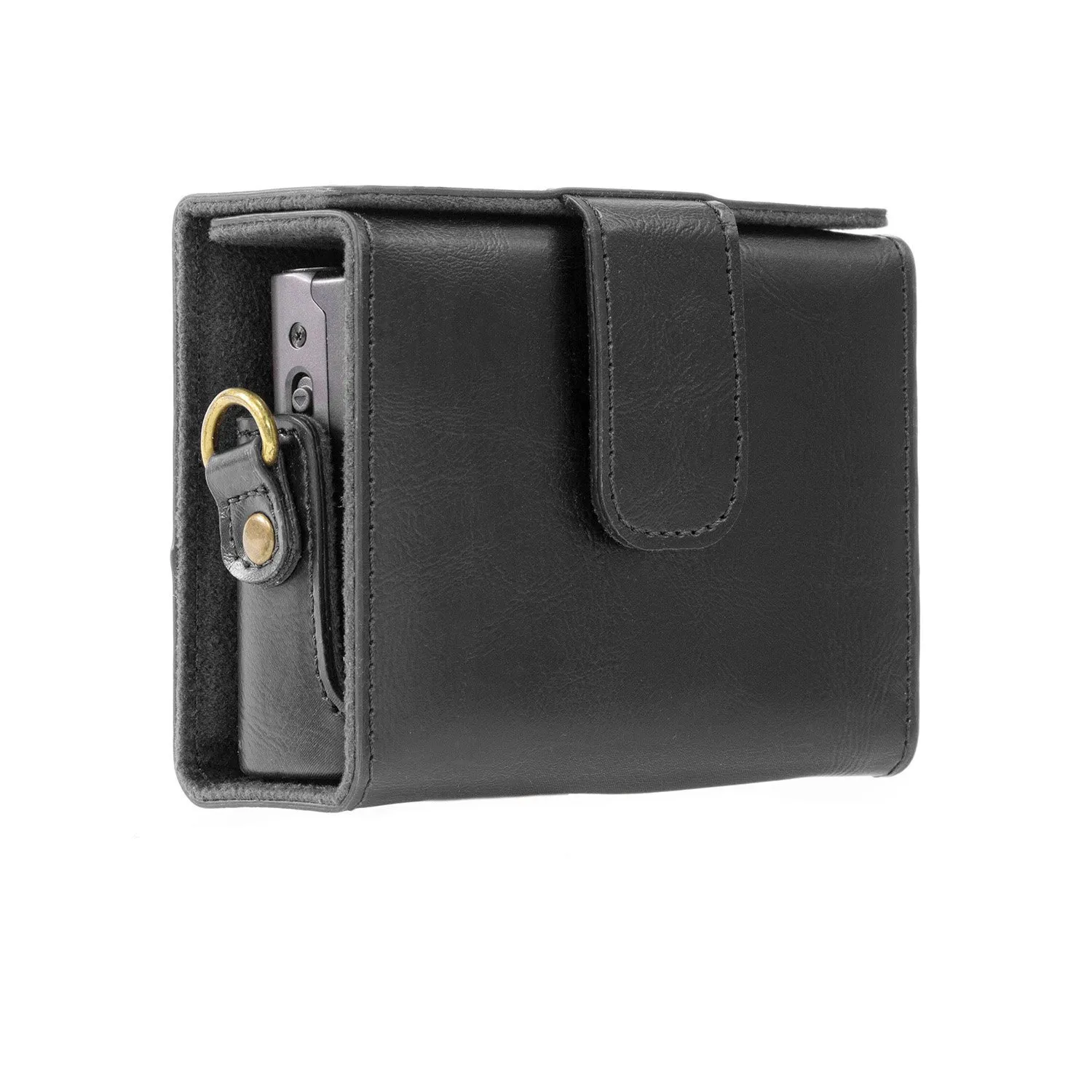 MegaGear MG692 custodia Canon G9X finta pelle nera ever ready