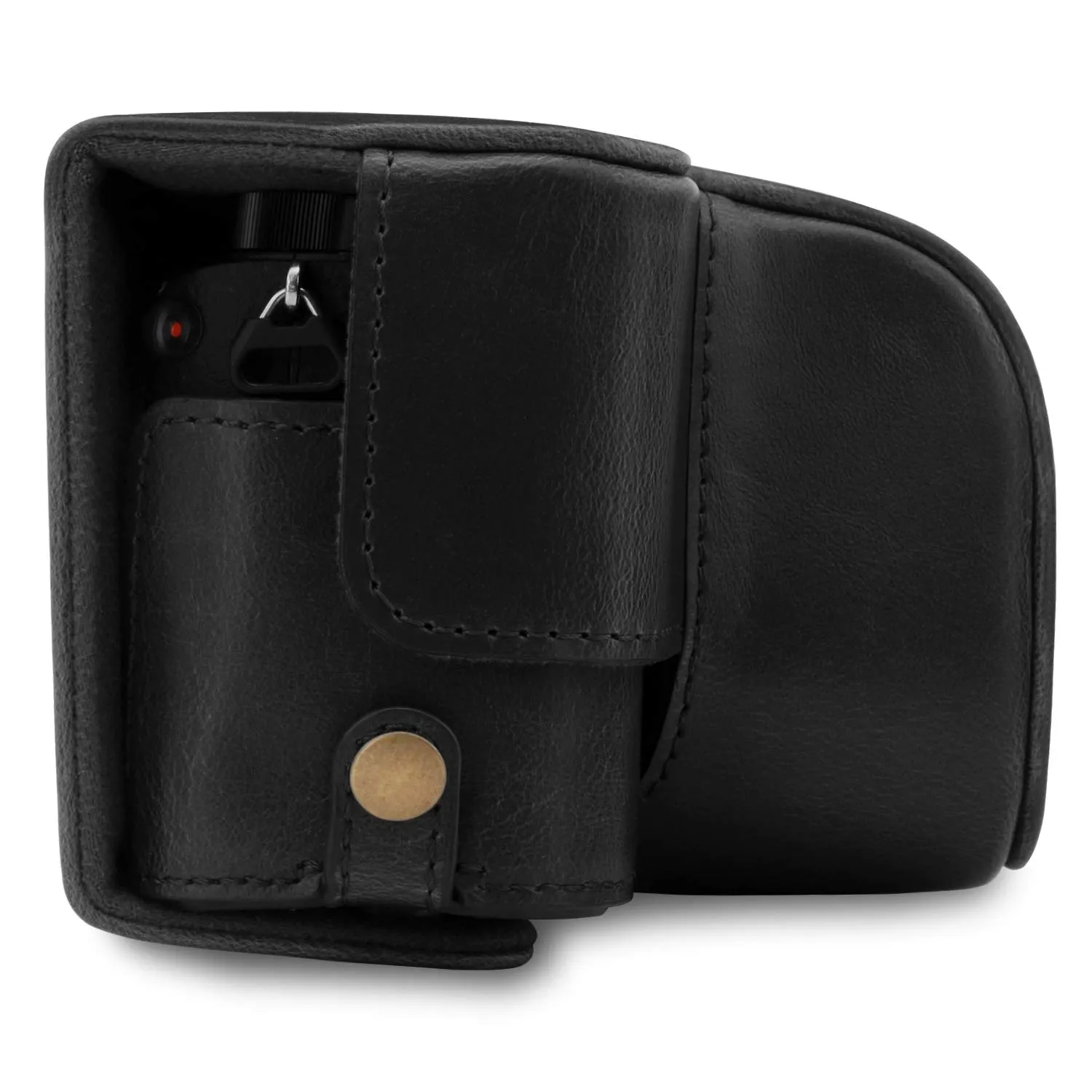 MegaGear MG1651 Custodia Pelle Sony A6100 A6400 Nera