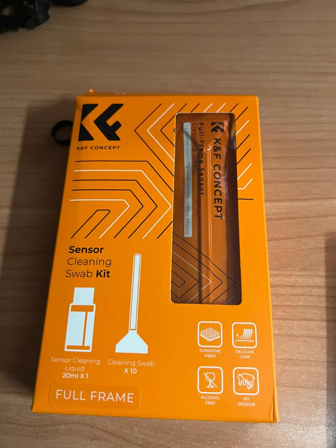 K&F Concept kit pulizia sensore full-frame 24mm 10 pezzi delicato