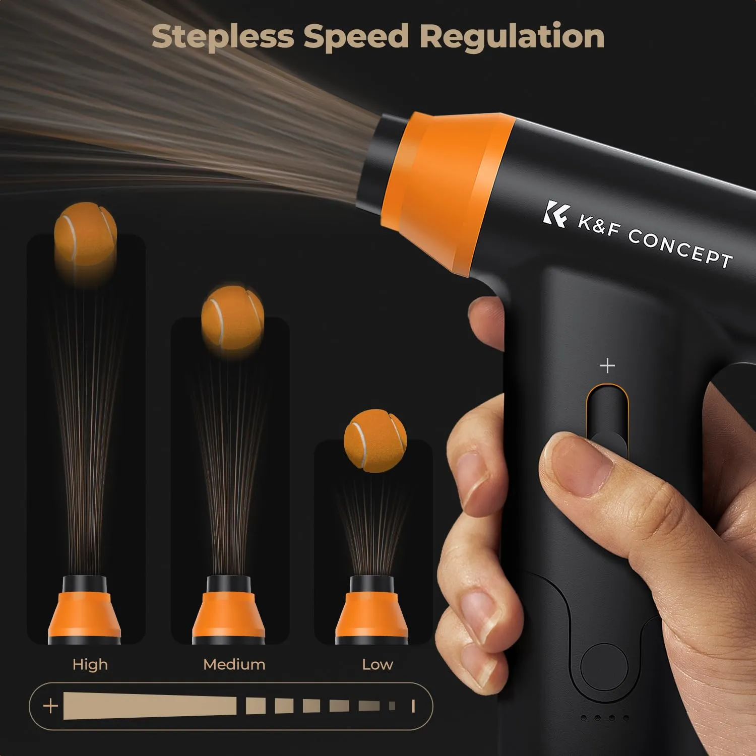 K&F Concept 2 in 1 Soffiatore Elettrico Standard 150000RPM