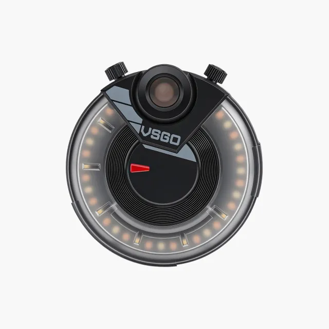 VSGO Black Snipe luce selfie magnetica LED 3000-6000K singola
