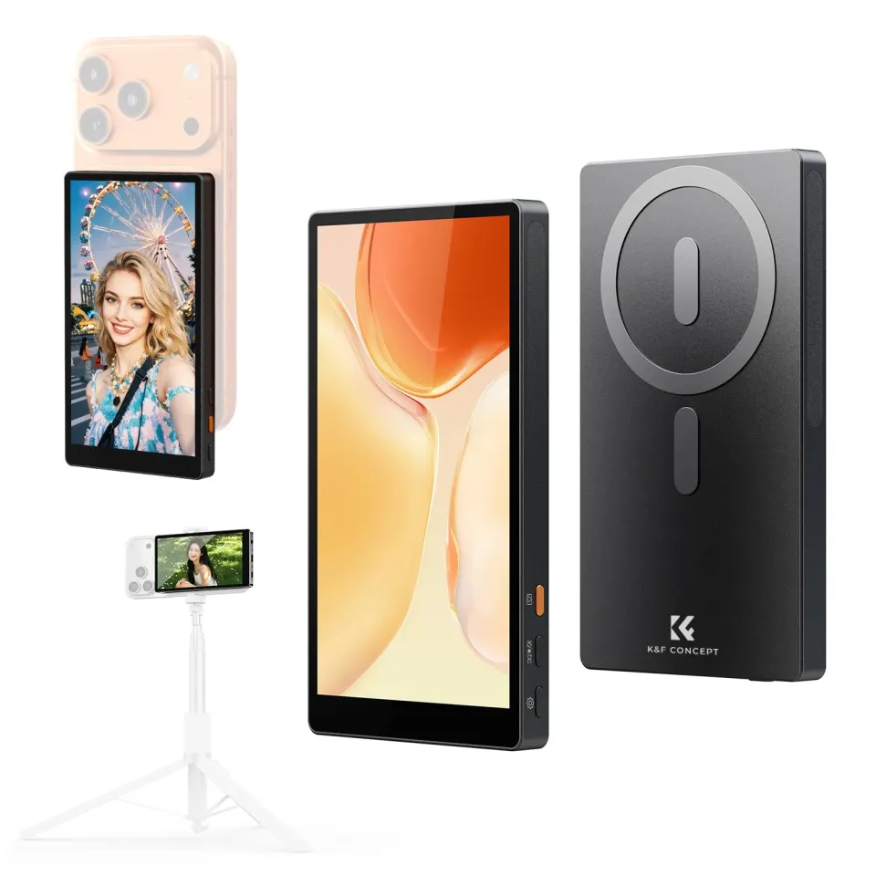 K&F Concept schermo selfie 5" monitor magnetico wireless 4K