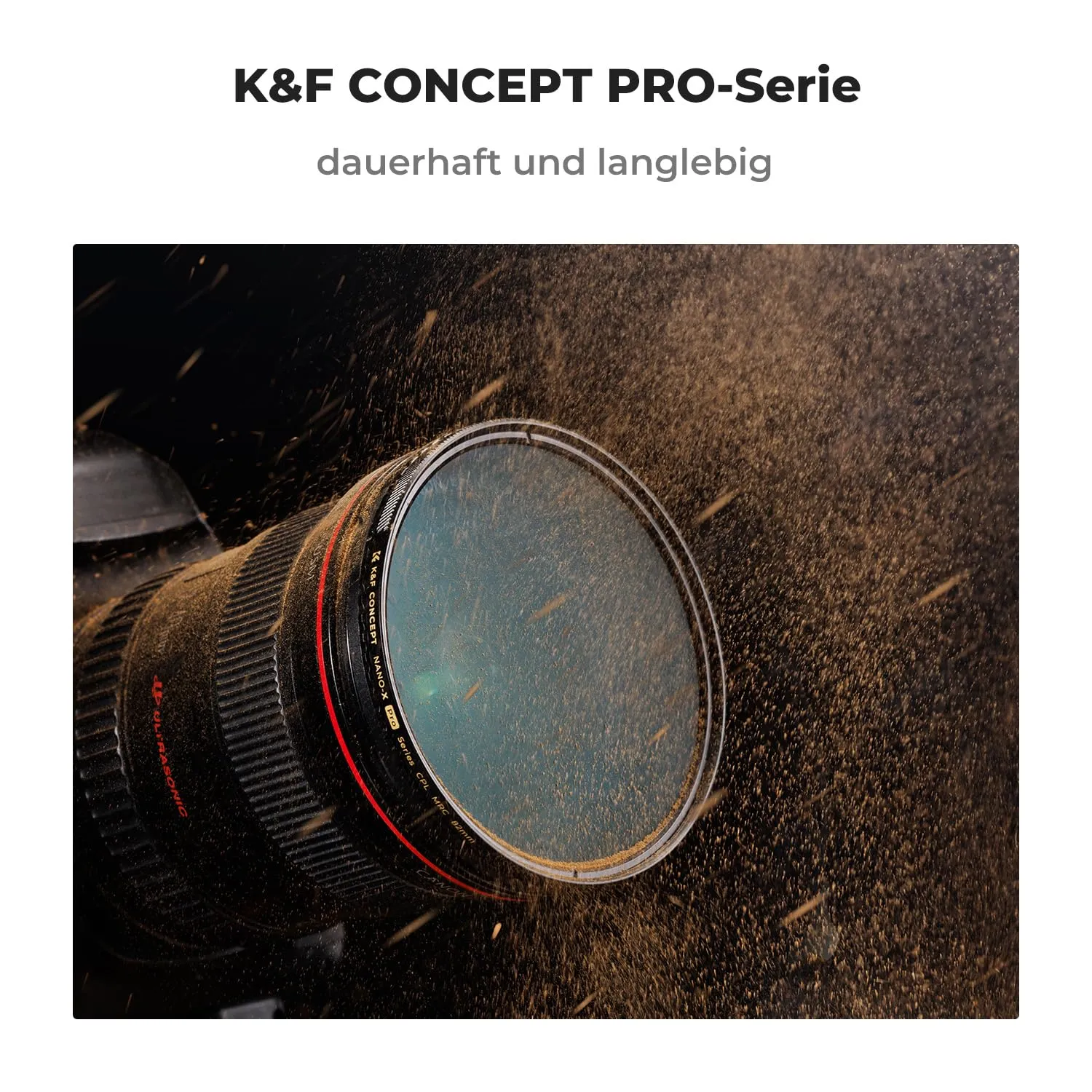 K&F Concept Nano-X PRO filtro CPL 82mm slim ottone