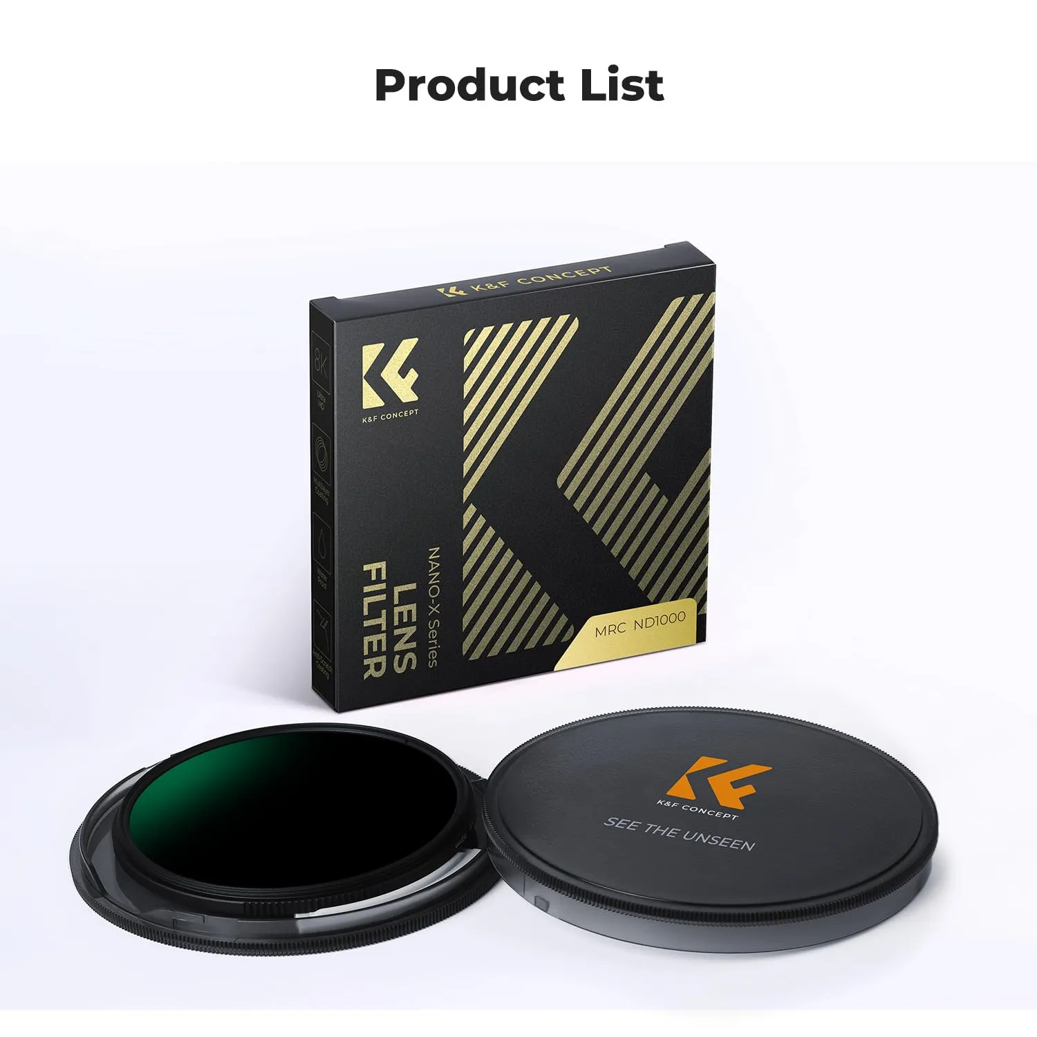 K&F Concept Nano-X Filtro ND1000 77mm 10 stop