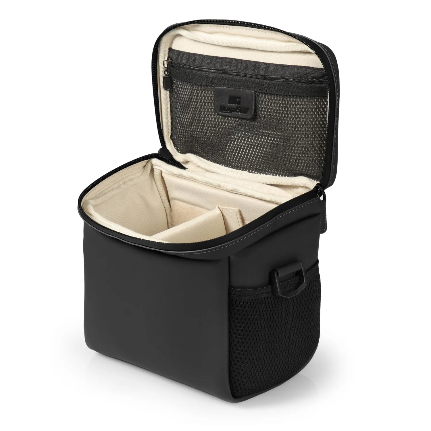 MegaGear borsa tracolla fotografica unisex nera capiente