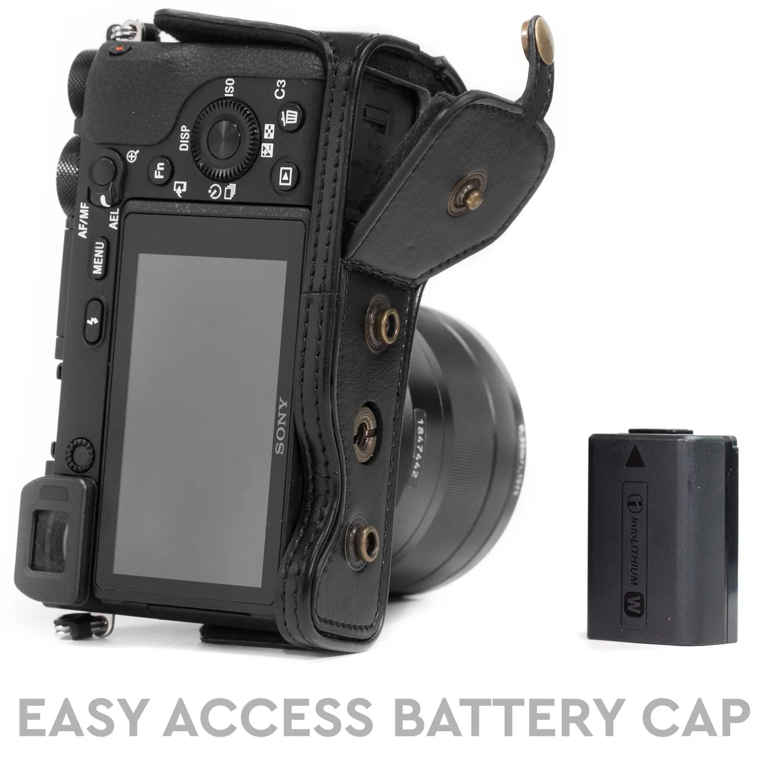 MegaGear MG1014 Ever Ready Custodia Sony A6500 Nera