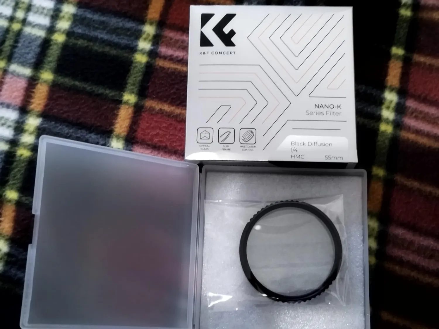 K&F Concept Nano-Klear Black Diffusion 1/4 filtro 67mm cinema