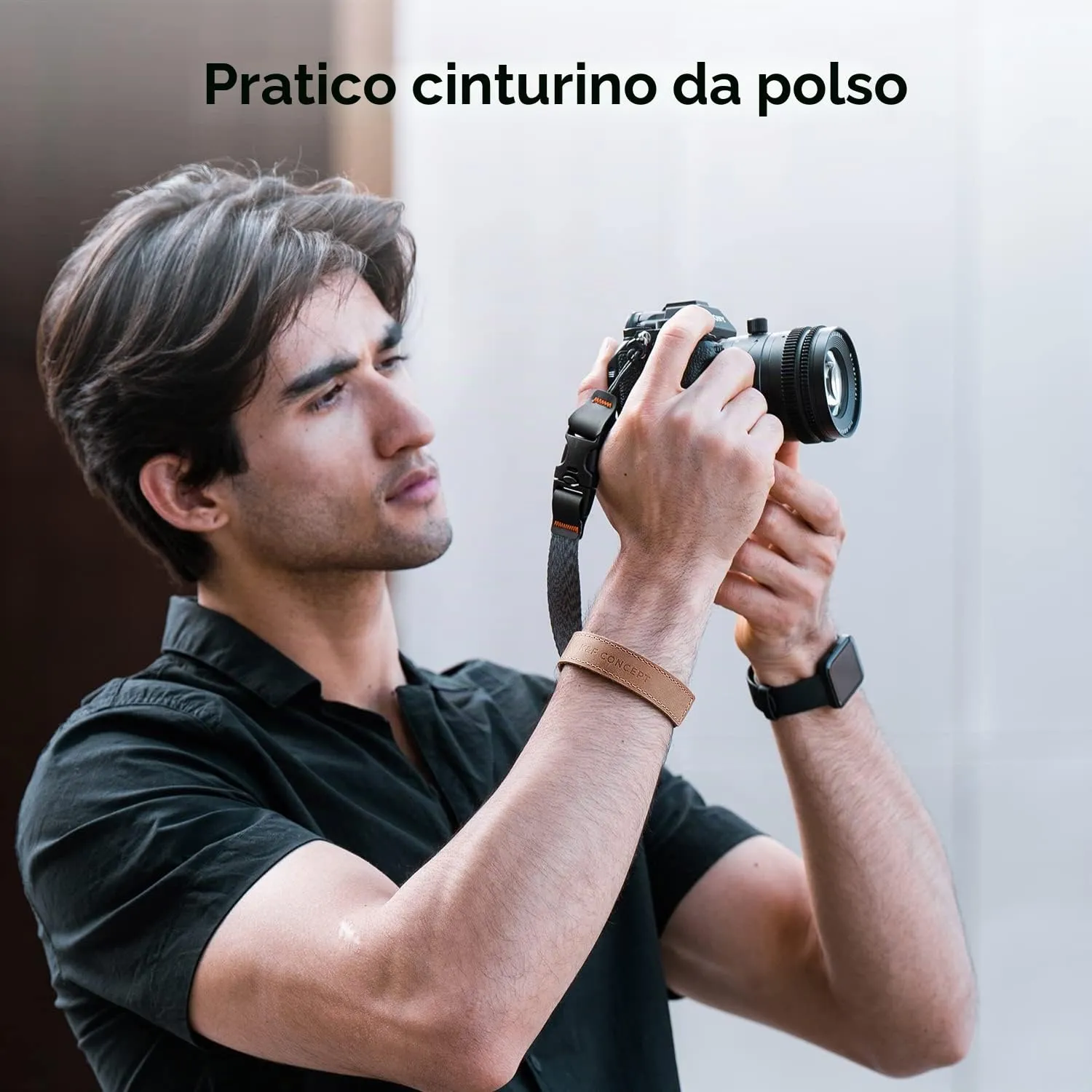 K&F Concept tracolla fotocamera cotone intrecciato regolabile